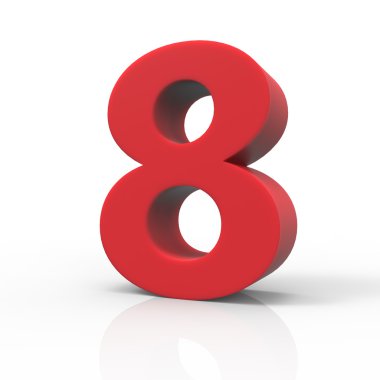 Şu kırmızı sayı 8