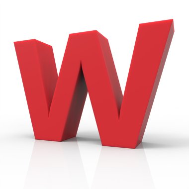 Şu kırmızı harf W