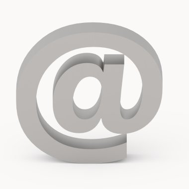 gri bir e-posta simgesi