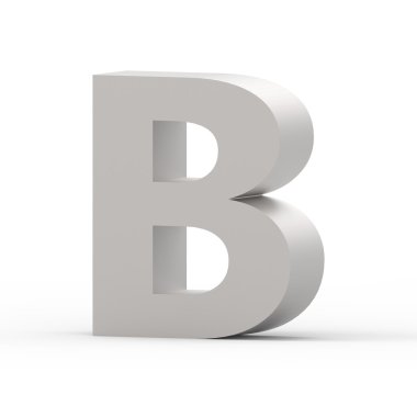 Mat gri yazı tipi B