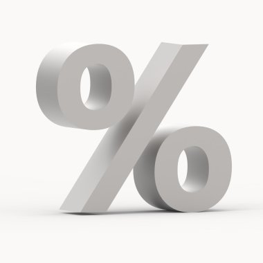 gri yüzde işareti 