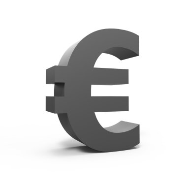 gri euro simgesi