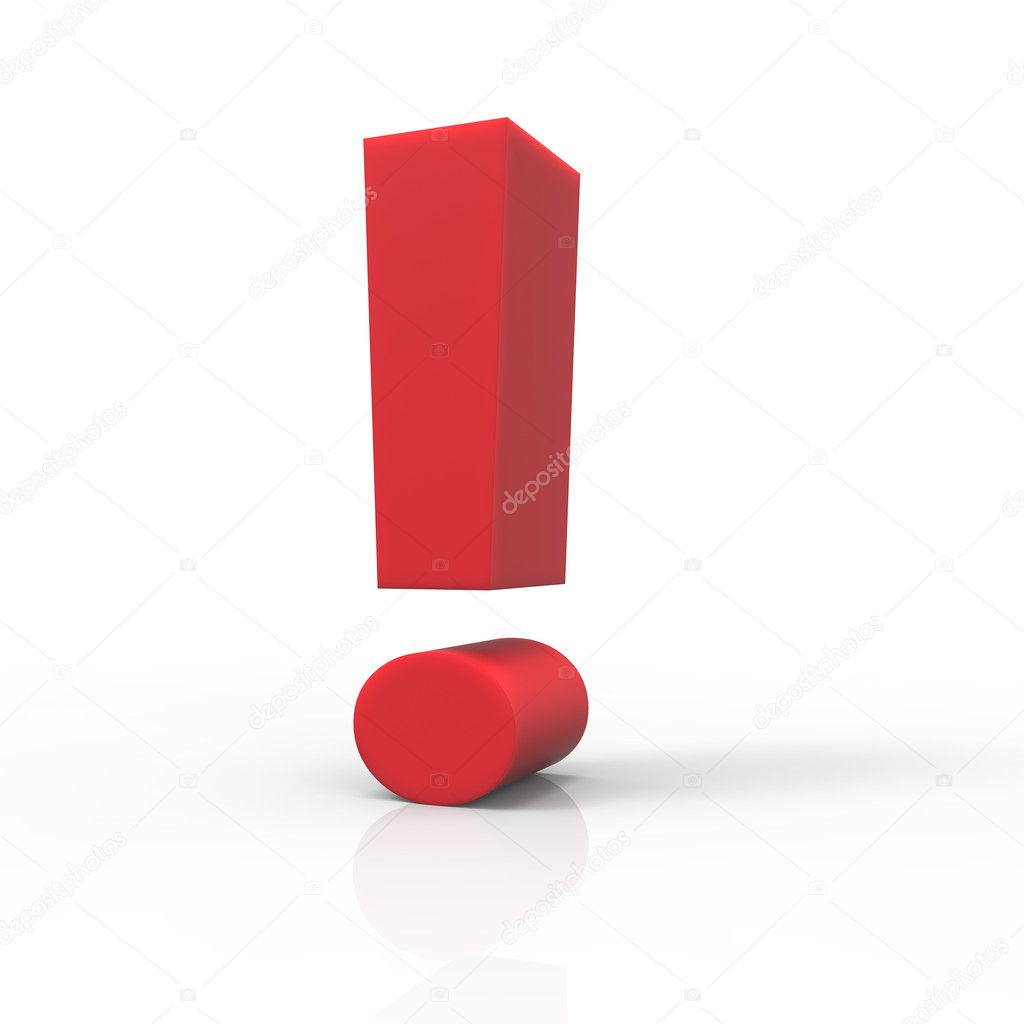 red exclamation mark 