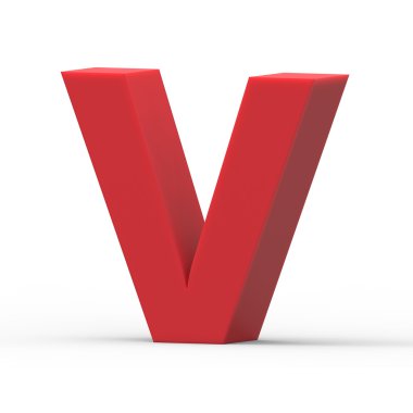 Şu kırmızı harf V