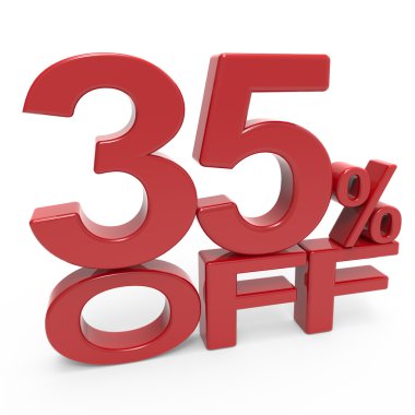 %35 sembolü 3D render