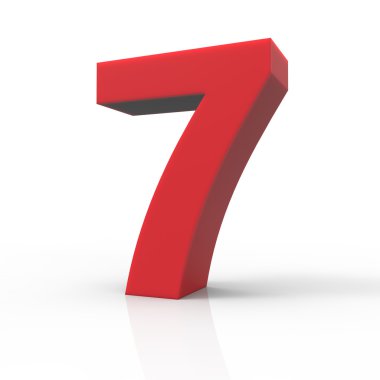 Şu kırmızı sayı 7
