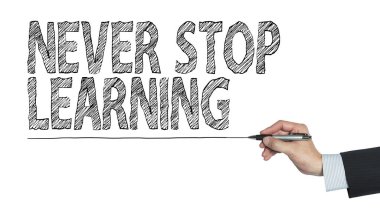 Dur öğrenmek asla yazılı el ile