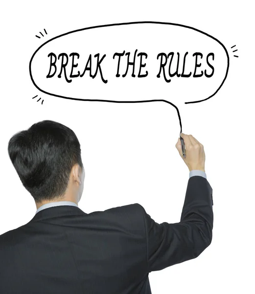 Quebrar regras escritas pelo homem — Fotografia de Stock