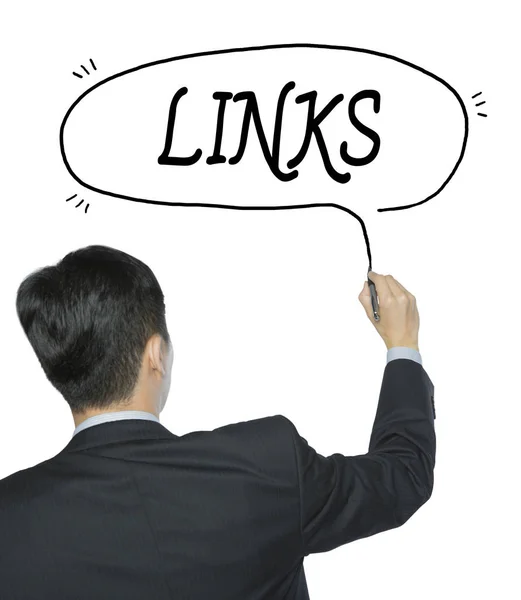 Links written by man — Stock Photo, Image