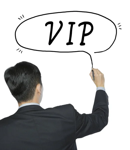VIP written by man — Stock Photo, Image