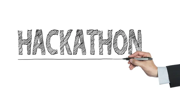 Hackathon scritto a mano — Foto Stock