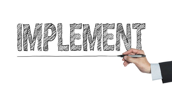 реализовывать написанное от руки
