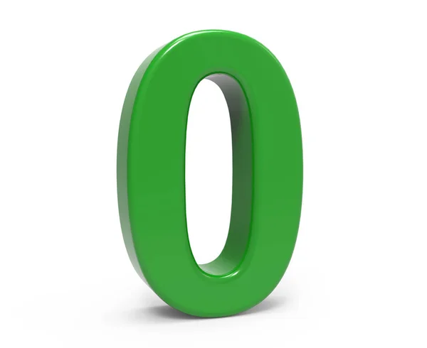 3Δ πράσινο αριθμό 0 — Φωτογραφία Αρχείου