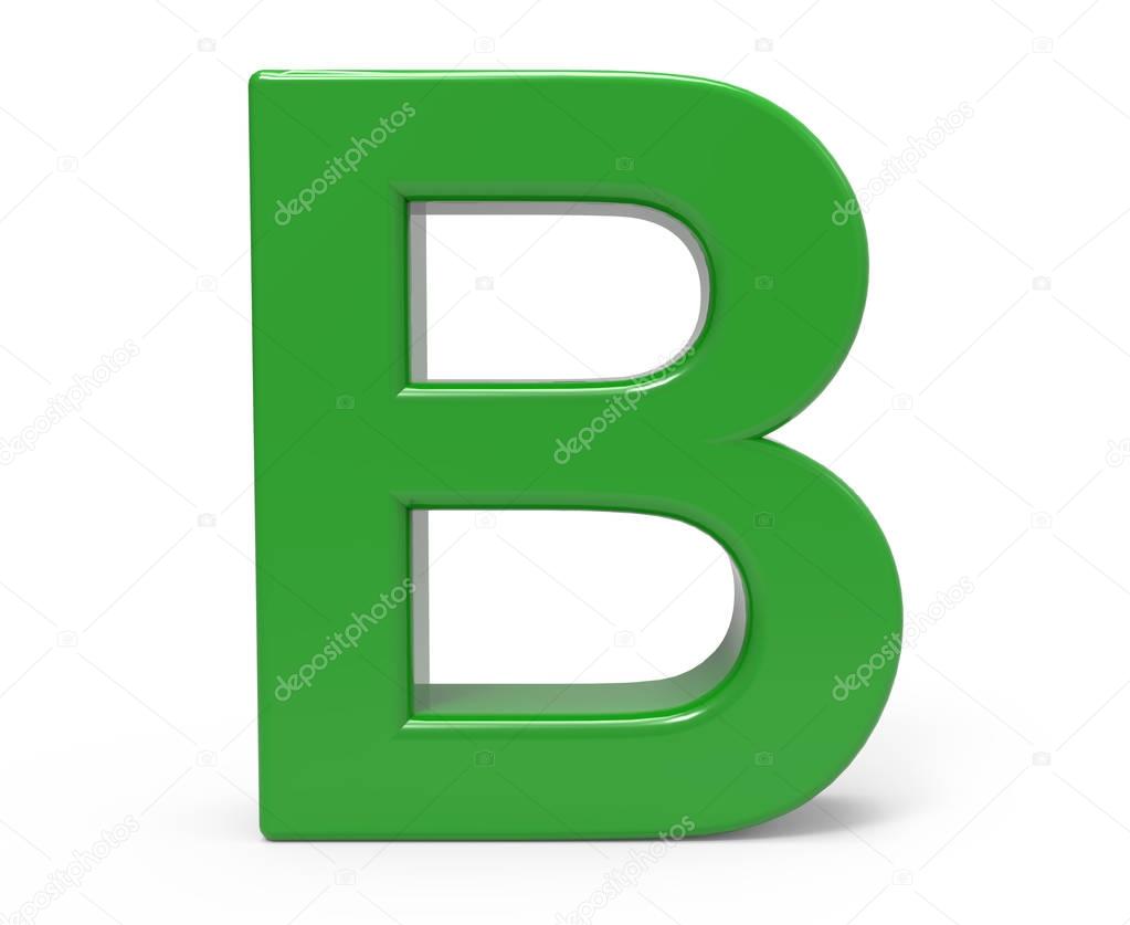 green letter