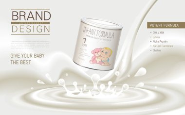Infant formula advertisement