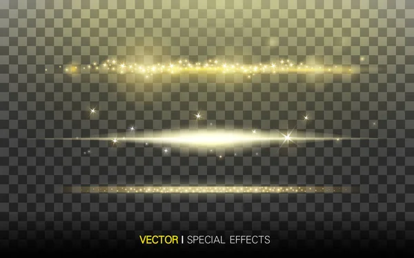 Streaks of light material — Stock Vector