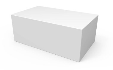 boş şablon kutu modeli