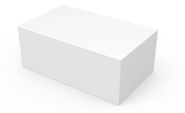 boş şablon kutu modeli