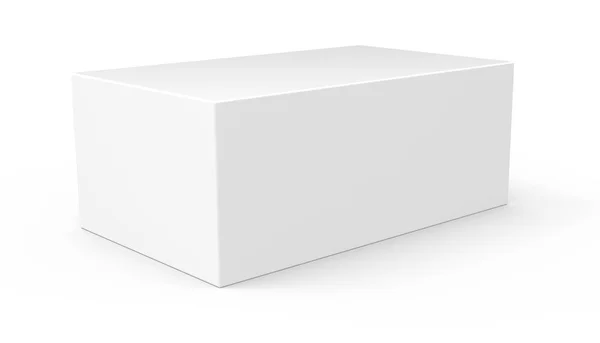 Modelo de caja de plantilla en blanco —  Fotos de Stock