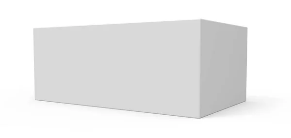 Modelo de caixa de modelo em branco — Fotografia de Stock