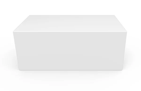 Boş şablon kutu modeli — Stok fotoğraf