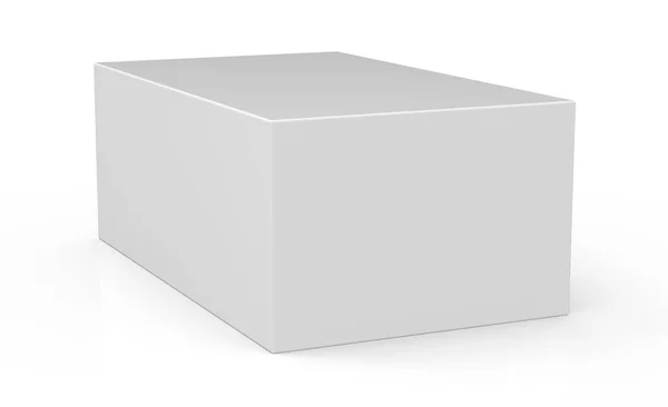 Modelo de caja de plantilla en blanco —  Fotos de Stock