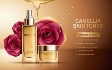 camellia skin toner ad