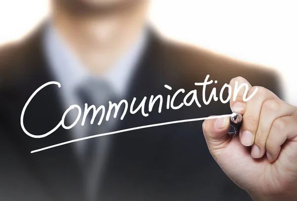 Communication  written by hand — Stock Photo, Image