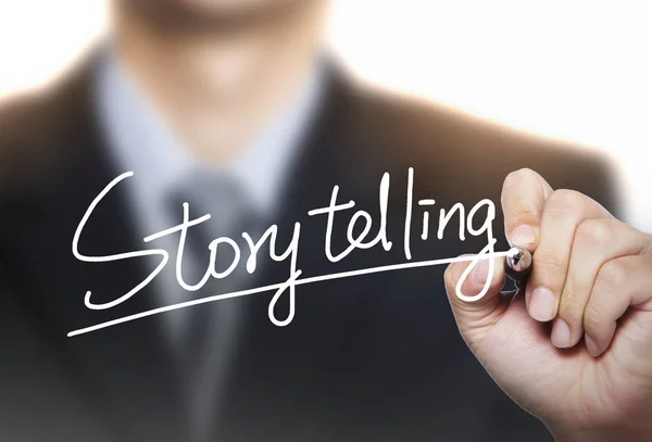 Storytelling written by hand — Stock Photo, Image