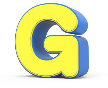 sevimli sarı harf G