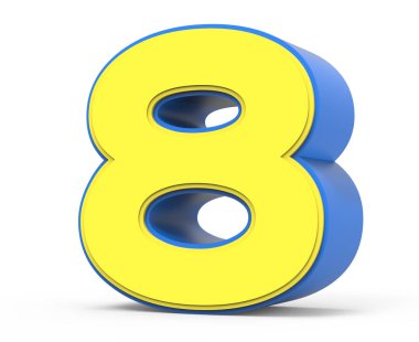 sevimli sarı sayı 8