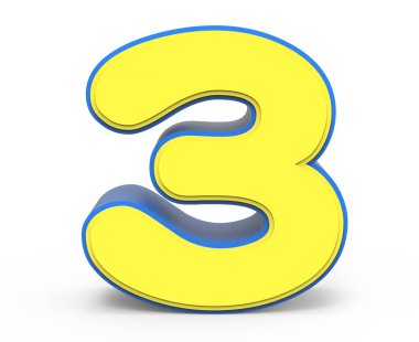 sevimli sarı sayı 3