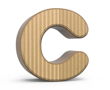 Oluklu harf C