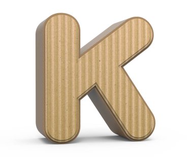Oluklu harf K