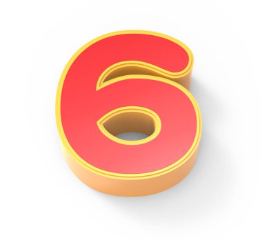 Kırmızı numarası 6