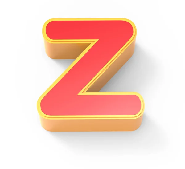 Litera roșie Z — Fotografie, imagine de stoc