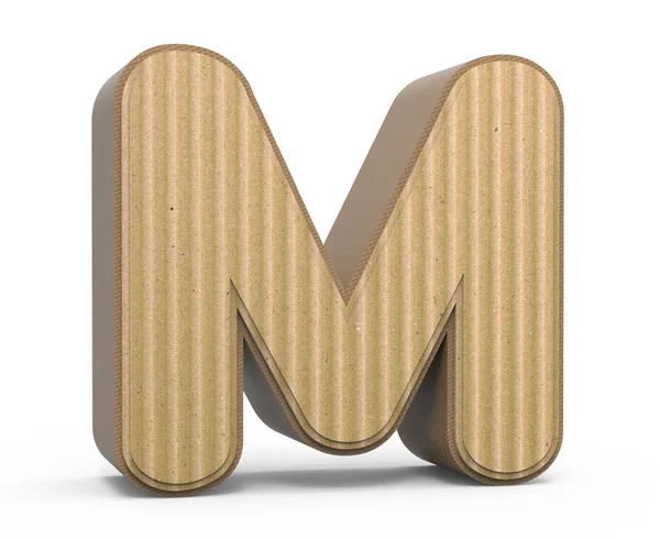 Gegolfd letter M — Stockfoto