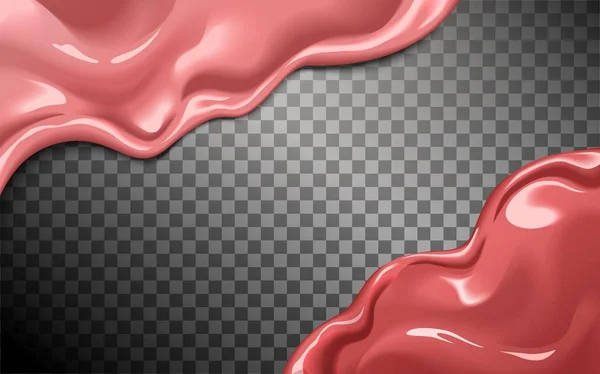 Textura brillante del brillo del labio — Vector de stock