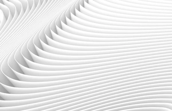 3D rendering hullámos papírt — Stock Fotó