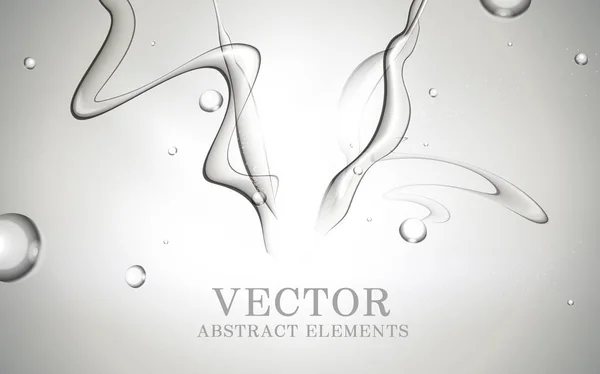Agua dinámica abstracta — Archivo Imágenes Vectoriales