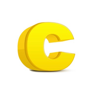 küçük sarı harf C