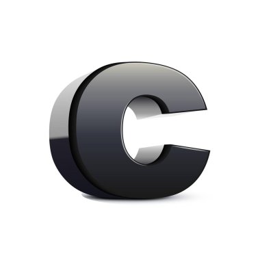 küçük siyah harf C