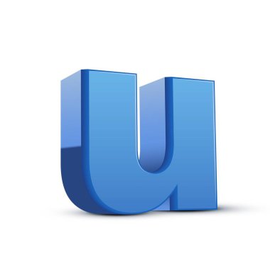 küçük mavi harf U