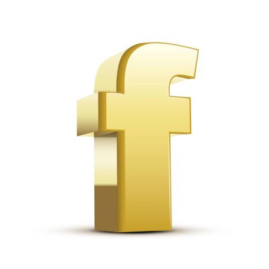 küçük bronz harf F