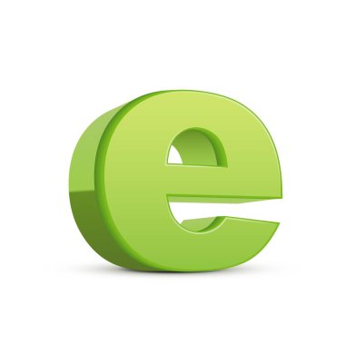 küçük yeşil çimen harf E