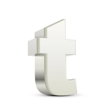 küçük beyaz harf T