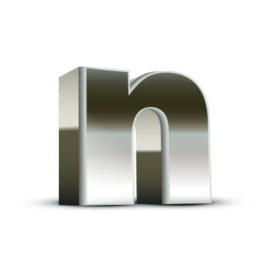 küçük harf çelik harf N