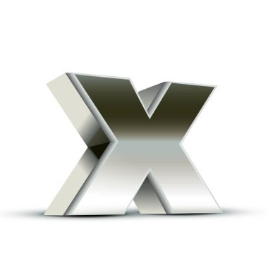 küçük harf çelik harf X