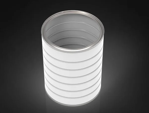 Blank metal can — Stock Photo, Image