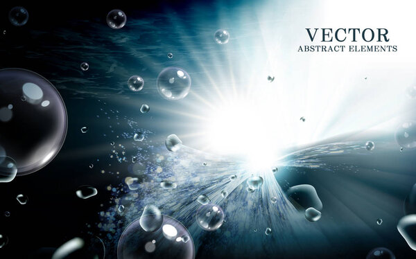 water torrent background